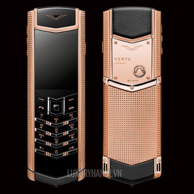 Vertu Signature S Clous de Paris Red Gold