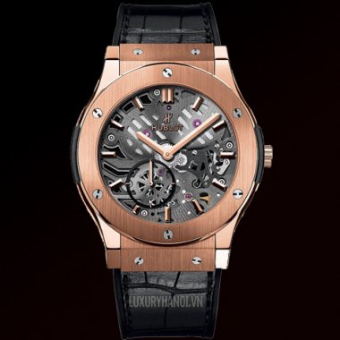 Hublot Classic Fusion Classico Ultra-thin Skeleton King Gold 545.OX.0180.LR