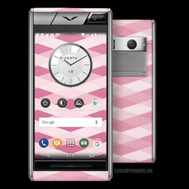 Vertu Aster Pink Chevron