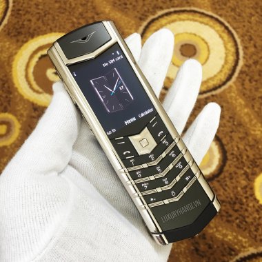 Vertu Signature S White Gold mới 95%