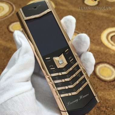Vertu Signature S Red Gold Diamonds Hàng quà biếu chưa sử dụng