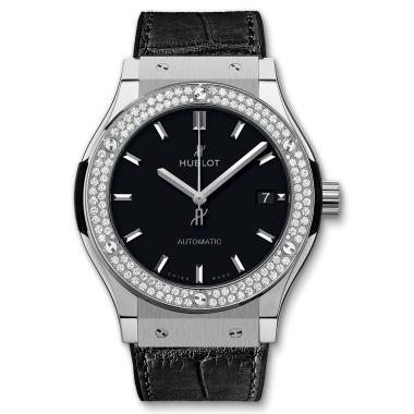 Đồng hồ Hublot Classic Fusion 42mm Diamonds Titanium  542.NX.1171.LR.1104