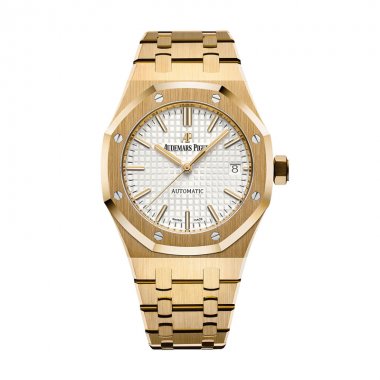 Đồng Hồ Audemars Piguet 15450BA.OO.1256BA.01 Royal Oak Selfwinding 37mm Silver Index Yellow Gold