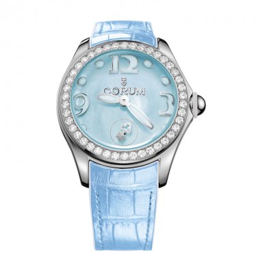    Corum Watch Bubble Mother of Pearl Ladies Blue Diamond L295/03050