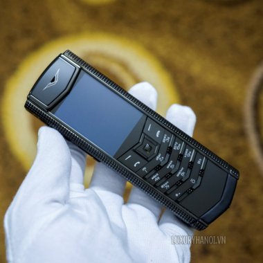 Vertu Signature S Clous de Paris Stainless Steel Black 98%