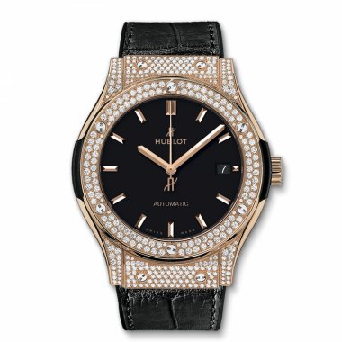 Đồng hồ HUBLOT CLASSIC FUSION KING GOLD DIAMOND PAVE 42mm 542.OX.1181.LR.1704