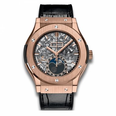 Đồng hồ Hublot Classic Fusion Moonphase King Gold 547.OX.0180.LR