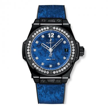 Đồng hồ Hublot Big Bang One Click Italia Independent Blue Velvet 39 mm Blue and Genuine Blue Velvet 465.CS.277L.NR.1204.ITI17