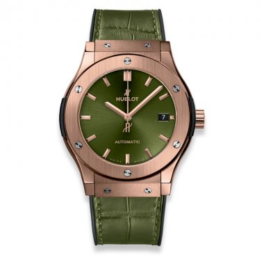 Đồng hồ Hublot Classic Fusion King Gold Green 42mm 542.OX.8980.LR