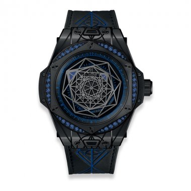 Hublot Big Bang Sang Bleu All Black Blue Limited Edition 39mm 465.CS.1119.VR.1201.MXM18