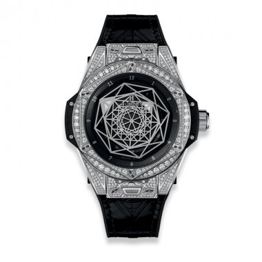 Hublot Big Bang Sang Bleu Steel Pavé 465.SS.1117.VR.1704.MXM18