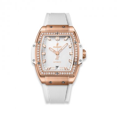 Đồng hồ Hublot Spirit of Big Bang 39 mm White 18K King Gold  Diamonds 665.OE.2080.RW.1204 