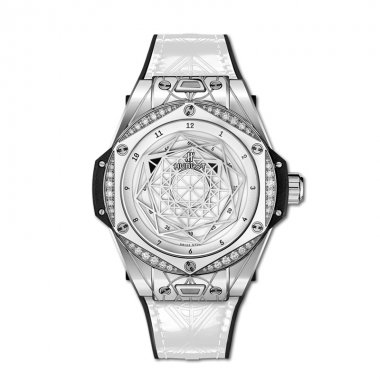 Đồng hồ Hublot Big Bang One Click Sang Bleu Steel White Diamonds 39mm 465.SS.2027.VR.1204.MXM19