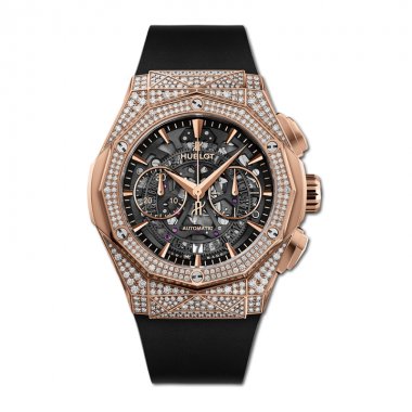 Đồng hồ Hublot Classic Fusion AeroFusion Chronograph Orlinski King Gold Pave 45 mm 525.OX.0180.RX.1704.ORL19