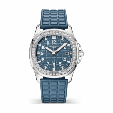 Patek Philippe Aquanaut 5067A-025 Blue Arabic Diamond Bezel Stainless Steel 35.6mm