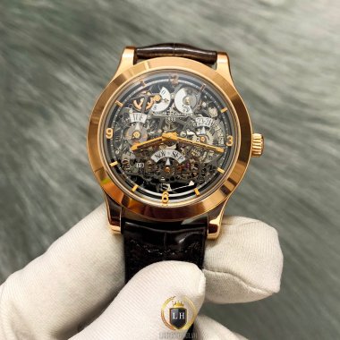 Jaeger - LeCoultre Master Eight Days Perpetual Skeleton Rose Gold Limited Edition of only 175pcs mới 99%