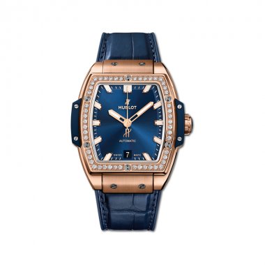 Hublot Spirit Of Big Bang 39mm King Gold Blue Diamonds 665.OX.7180.LR.1204