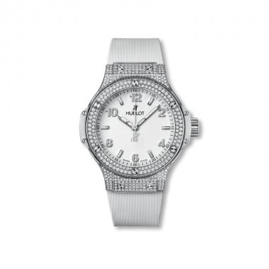 Đồng hồ Hublot Bigbang Steel White Pave 38 mm 361.SE.2010.RW.1704