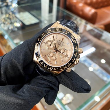 Rolex Cosmograph Daytona 18ct Everose Gold Automatic Pink Dial 116515LN 40mm đã qua sử dụng