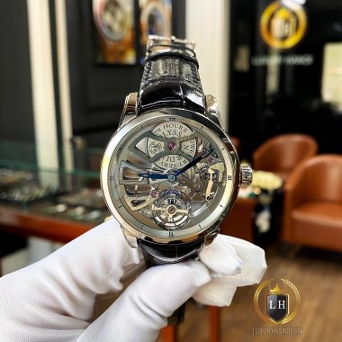 Đồng hồ Ulysse Nardin White Gold Skeleton Tourbillon Manufacture 1700-129