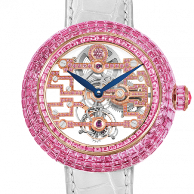 Đồng Hồ Jacob & Co Brilliant Art Deco Pink Sapphire High Jewelry Masterpiece BT545.40.SP.RB.