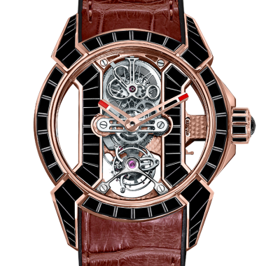 Đồng Hồ Jacob & Co Epic X Tourbillon Spinels Rose Gold Baguette High Jewelry Masterpieces EX500.40.BS.BS.A