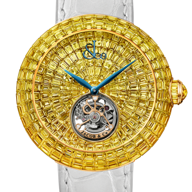 Đồng Hồ Jacob & Co Brilliant Flying Tourbillon Yellow Diamonds High Jewelry Masterpieces BT543.50.YD.UA.B