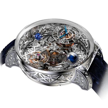 Đồng Hồ Jacob & Co Astronomia Meteorite Triangle Diamonds Grand Complication Masterpieces AT800.30.HD.HD.A