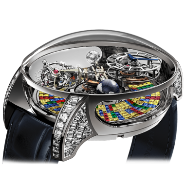 Đồng Hồ Jacob & Co Astronomia Tourbillon Baguette Arlequino Grand Complication Masterpieces AT.800.30.BD.UB.A