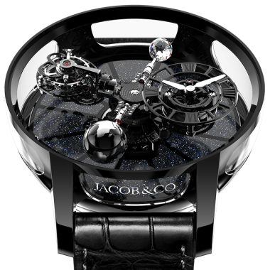 Đồng Hồ Jacob & Co Astronomia Tourbillon Black Ceramic Black Movement AT100.95.KK.SD.B