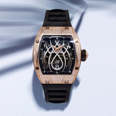 Đồng Hồ Richard Mille 19-01 Rose Gold Manual Winding Tourbillon Spider