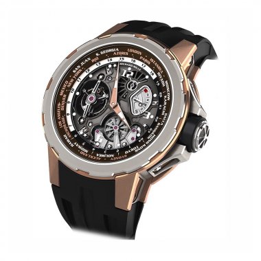 Đồng Hồ Richard Mille RM 58-01 Manual Winding Tourbillon Worldtimer Jean Todt