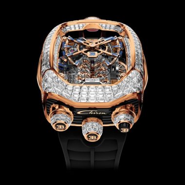 Đồng Hồ Jacob & Co. Bugatti Chiron Tourbillon Baguette White Diamonds BU800.40.BD.BD.A