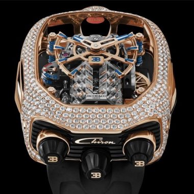 Đồng Hồ Jacob & Co Bugatti Chiron Tourbillon Pave Diamonds BU200.40.RD.AA.ABRUA