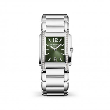 Đồng Hồ Patek Philippe 4910/1200A-011 Twenty~4 30mm Stainless Steel Olive Green