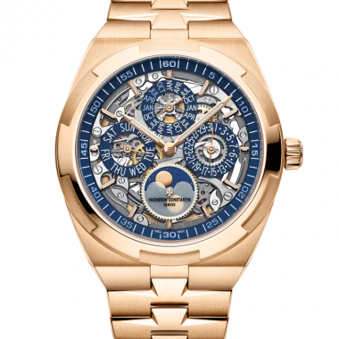 Đồng Hồ Vacheron Constantin Overseas Perpetual Calendar Ultra-Thin Skeleton Pink Gold 41.5mm 4300V/120R-B642