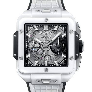 Đồng Hồ Hublot Square Bang Unico White Ceramic 42mm 821.HX.0170.RX