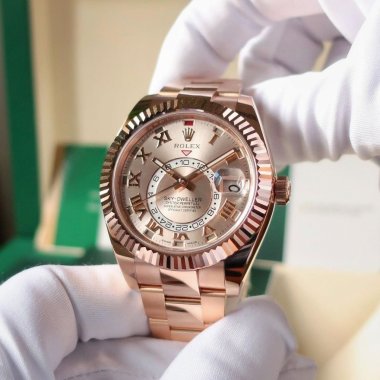 Đồng hồ Rolex Sky Dweller Sundust Dial Everose Gold 326935