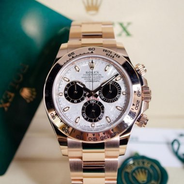 Đồng hồ Rolex Daytona 116505 Rose Gold Chronograph 40mm Mặt Số Thiên Thạch