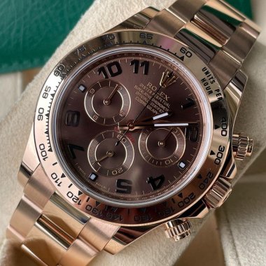 Đồng hồ Rolex Daytona 116505 Chocolate Rose Gold Chronograph 40mm