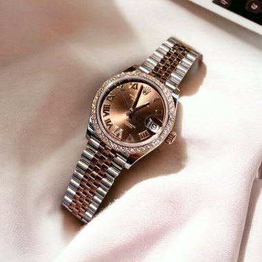 Đồng hồ Rolex Datejust 31mm Stainless Steel and Rose Gold Ladies Chocolate Dial  278381RBR