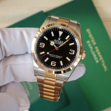 Đồng Hồ Rolex Explorer 124273 Mặt Số Đen