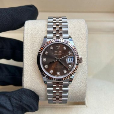 Đồng hồ Rolex Lady Datejust 31mm Chocolate Diamond Dial 278271