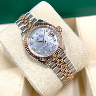 Đồng hồ Rolex Lady-Datejust 28 Mother of Pearl Diamond Watch 279171