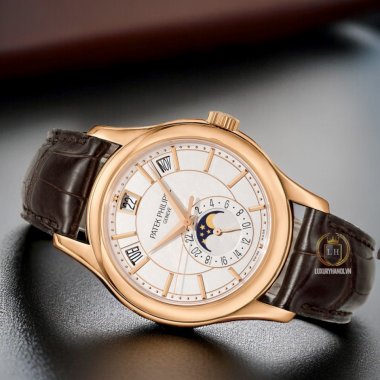 Đồng hồ Patek Philippe Annual Calendar White Dial 5205R-001