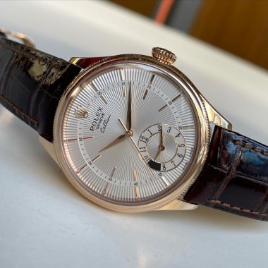 Rolex Cellini Dual Time 50525 Silver Dial