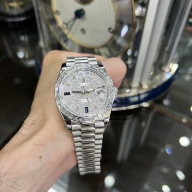 Đồng Hồ Rolex Day-Date 40mm 228396TBR Mặt Số Kim Cương