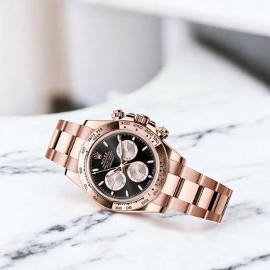 Đồng Hồ Rolex Cosmograph Daytona 126505 Mặt Số Đen Cọc Số Dạ Quang