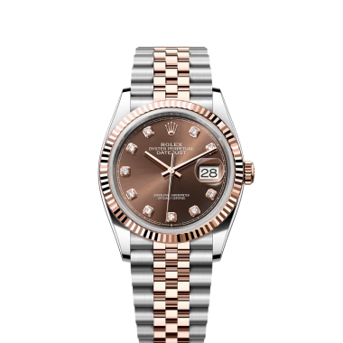 Đồng hồ Rolex Datejust 36mm thép Oystersteel và vàng Everose Số tham chiếu 126231