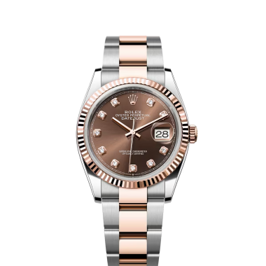 Đồng hồ Rolex Datejust 36mm thép Oystersteel và vàng Everose Số tham chiếu 126231